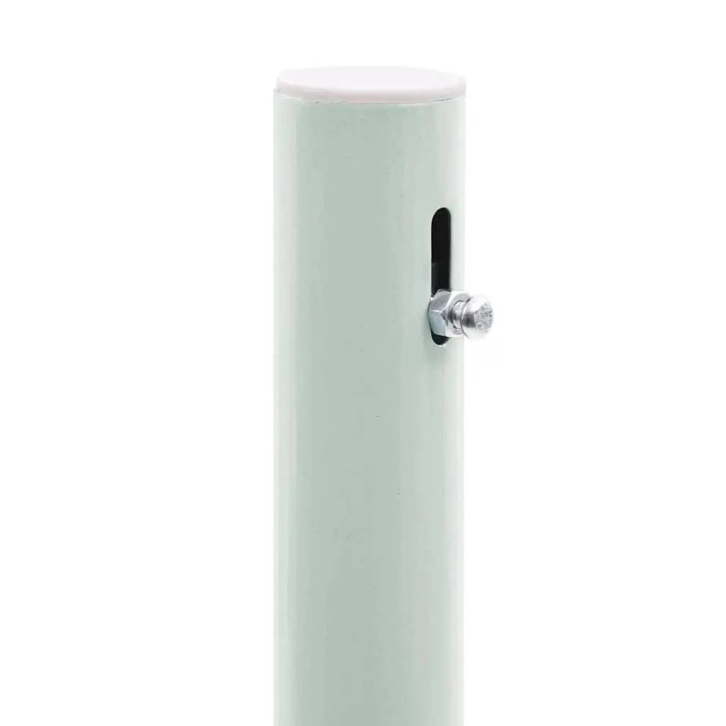 Retractable Side Awning Grey 140 x 300 cm Automatic Roll-back Function UV-proof Polyester Screen