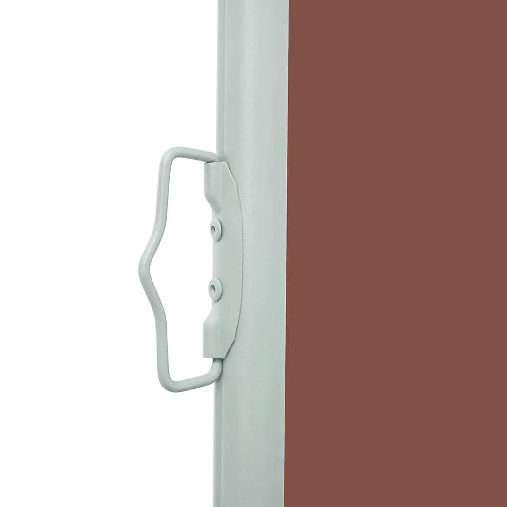 Retractable Awning Brown 117x314cm Privacy Screen Outdoor Garden Patio Balcony