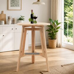Compact and Stylish Foldable Bar Table, 78 cm