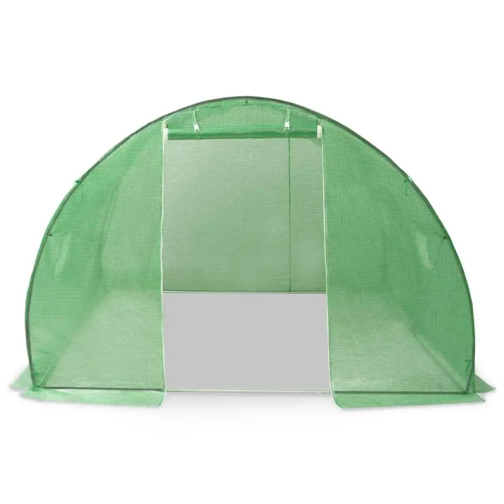 Greenhouse Green 300x300x200cm Galvanised Steel Frame PE Mesh Durable Weather Protection