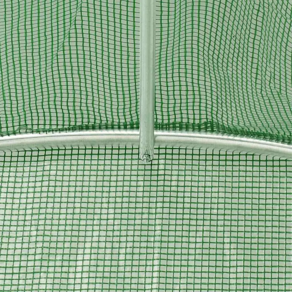 Greenhouse Green 300x300x200cm Galvanised Steel Frame PE Mesh Durable Weather Protection