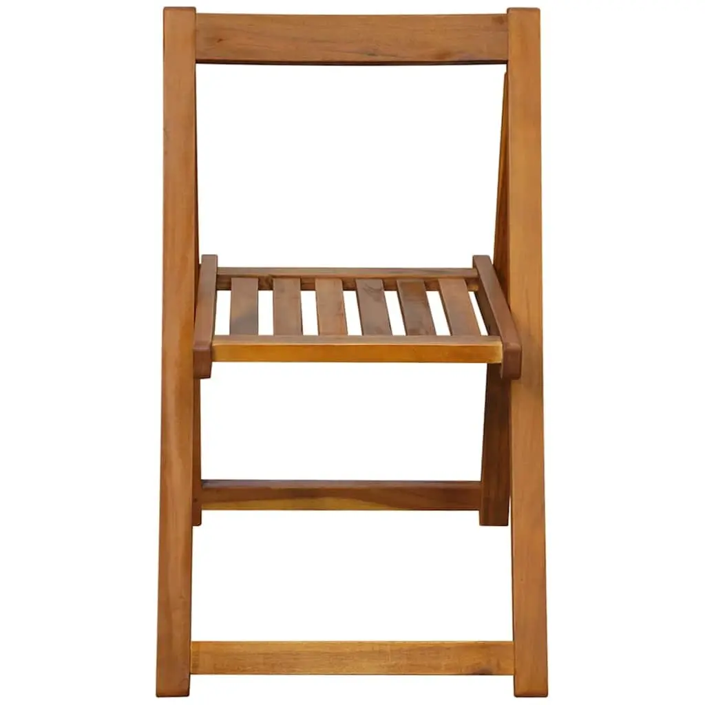 Outdoor Dining Set 5 Piece Folding Table Chairs Garden Patio Furniture Brown