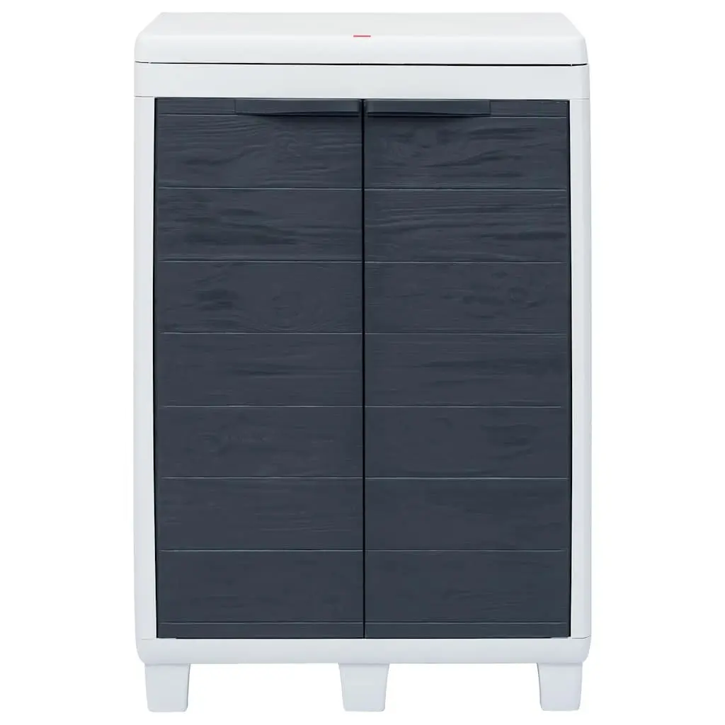 Garden Dustbin Dark Grey 3 Bags Outdoor Recycling Waste Bin Rubbish Sorter