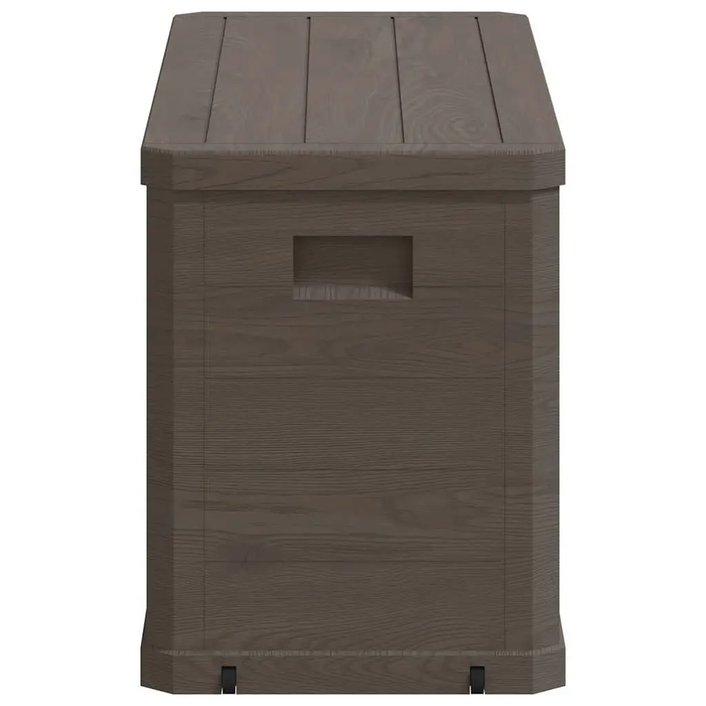 Garden Storage Box 280L Outdoor Furniture Deck Patio Backyard Organiser Brown