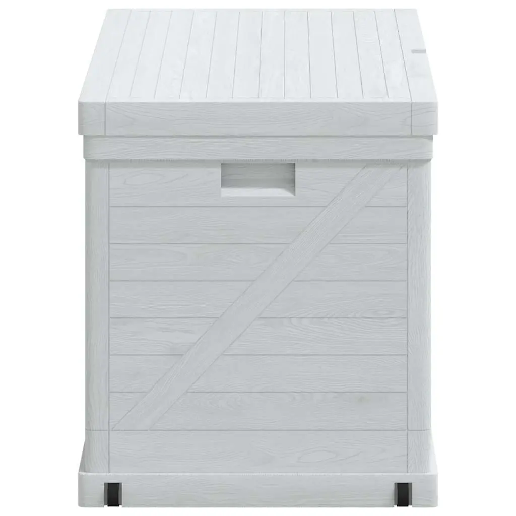 Garden Storage Box Grey 420L Weather Resistant Plastic Container