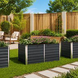 Your Outdoor Companion: Anthracite Raised Garden Bed