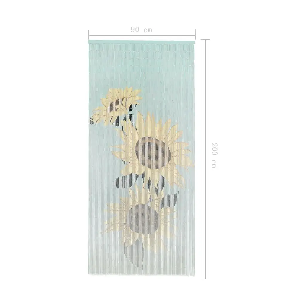 Insect Door Curtain Multicolour 90x200 cm Bamboo Fly Mosquito Screen