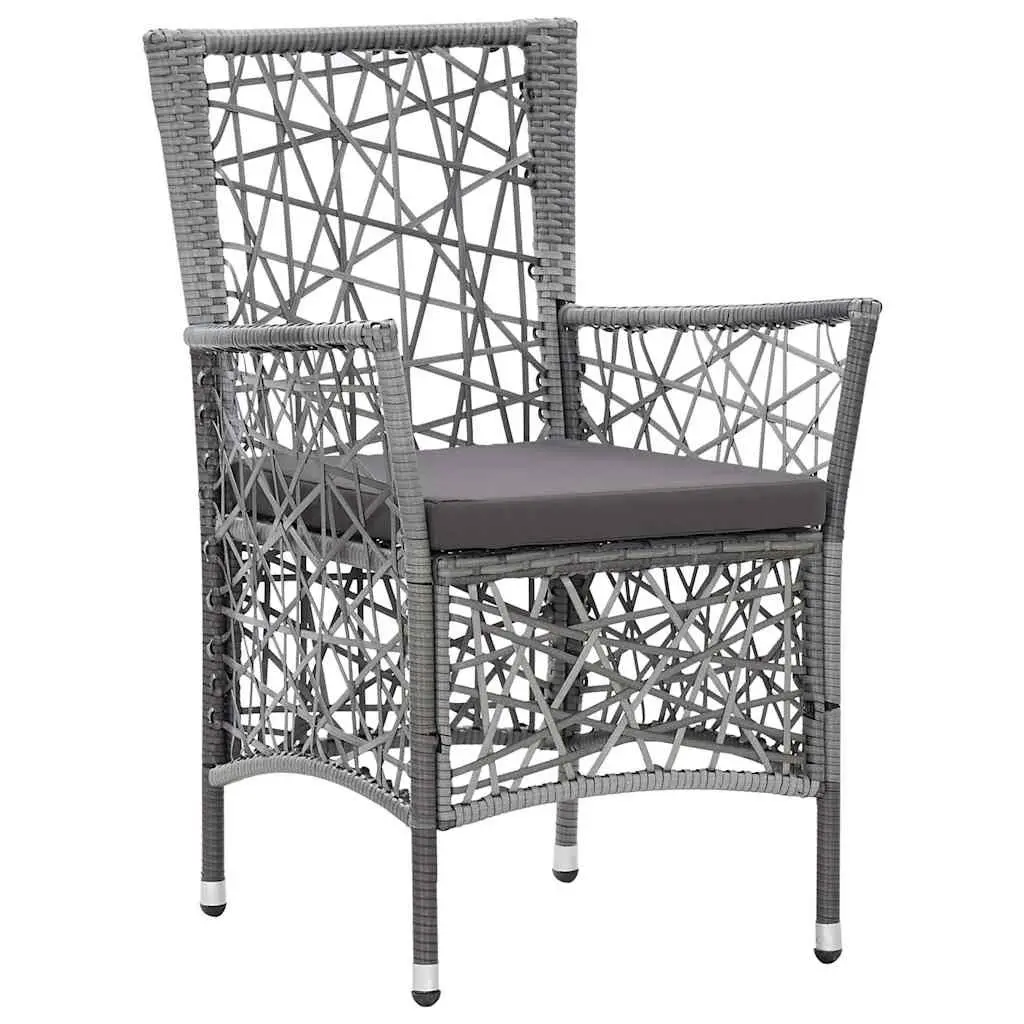 Grey Outdoor Chairs Set