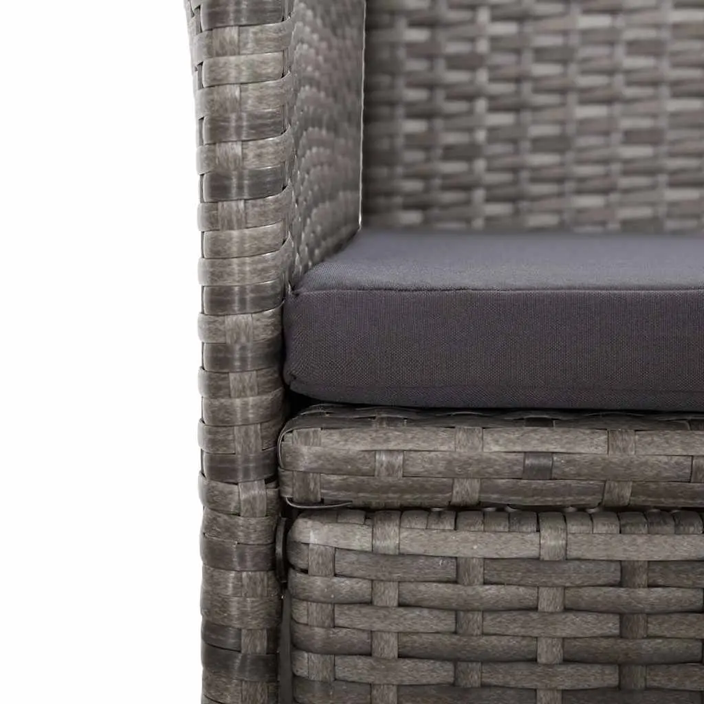 Grey Reclining Chairs with Cushions for Outdoor Relaxation