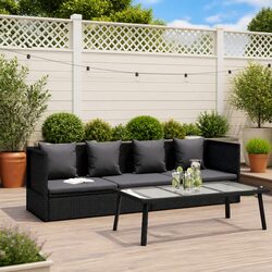 Effortlessly Comfortable Adjustable Sun Lounger with Cushions