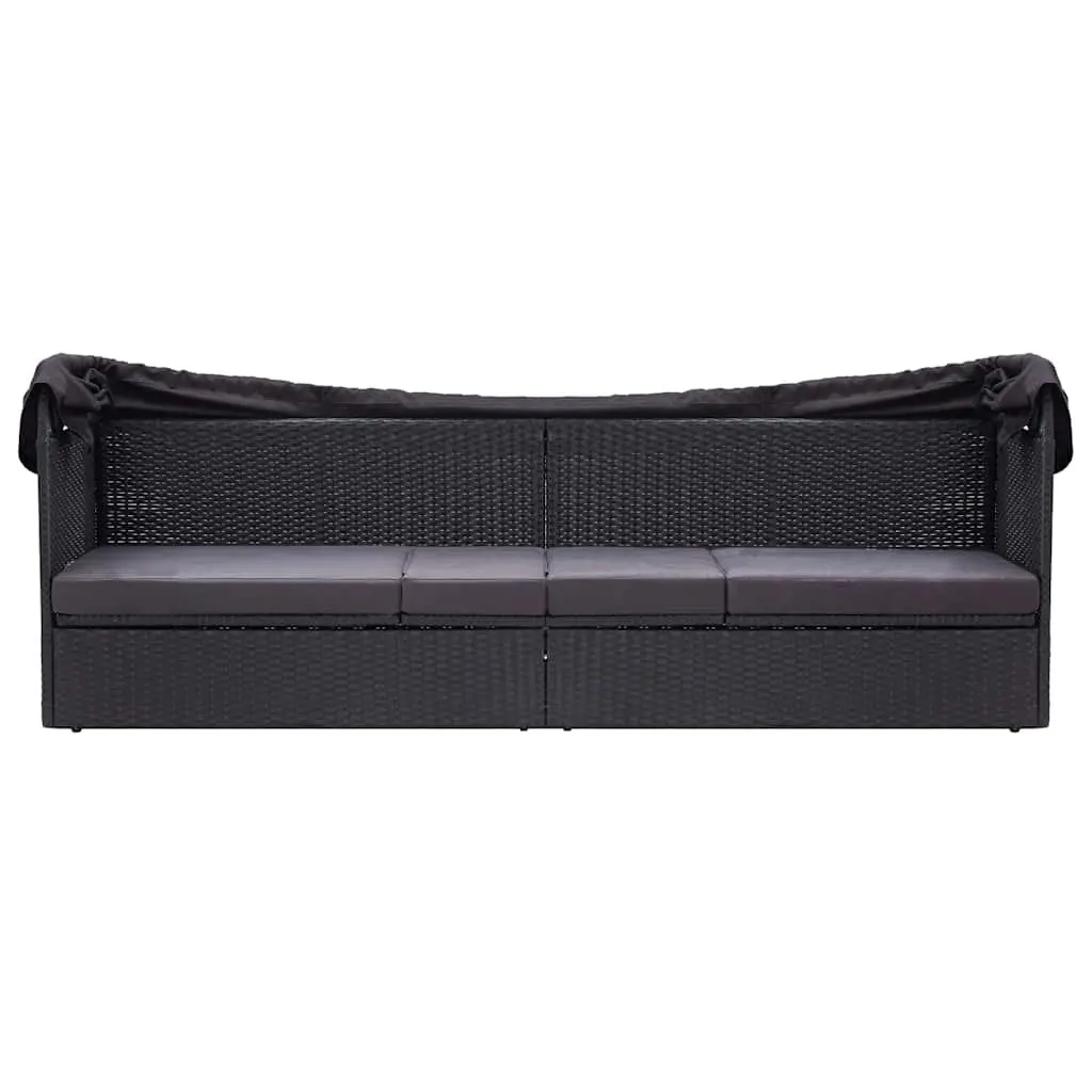 Outdoor Daybed Lounger with Canopy