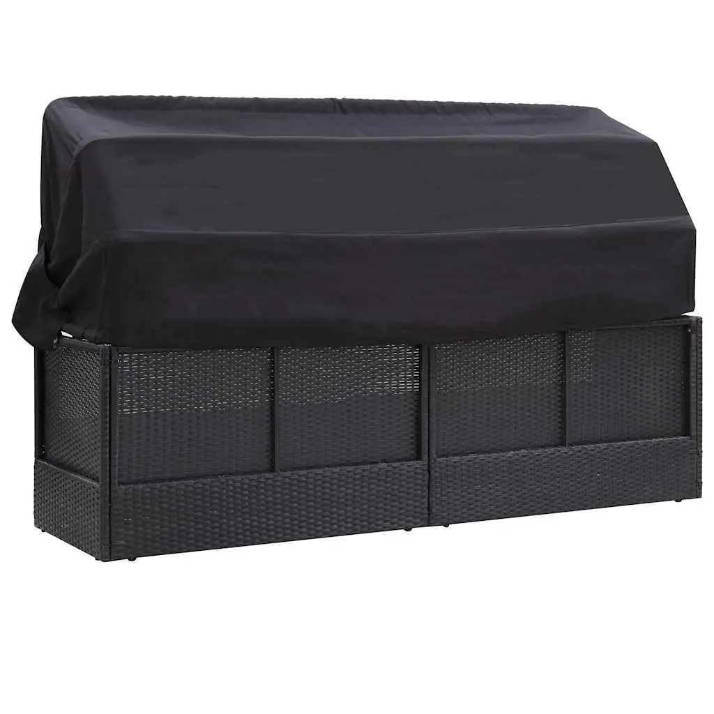 Outdoor Daybed Lounger with Canopy