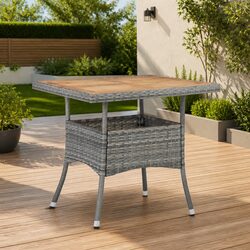 Compact and Resilient Outdoor Dining Table for 4