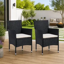 Outdoor Dining Chairs 2pc Set