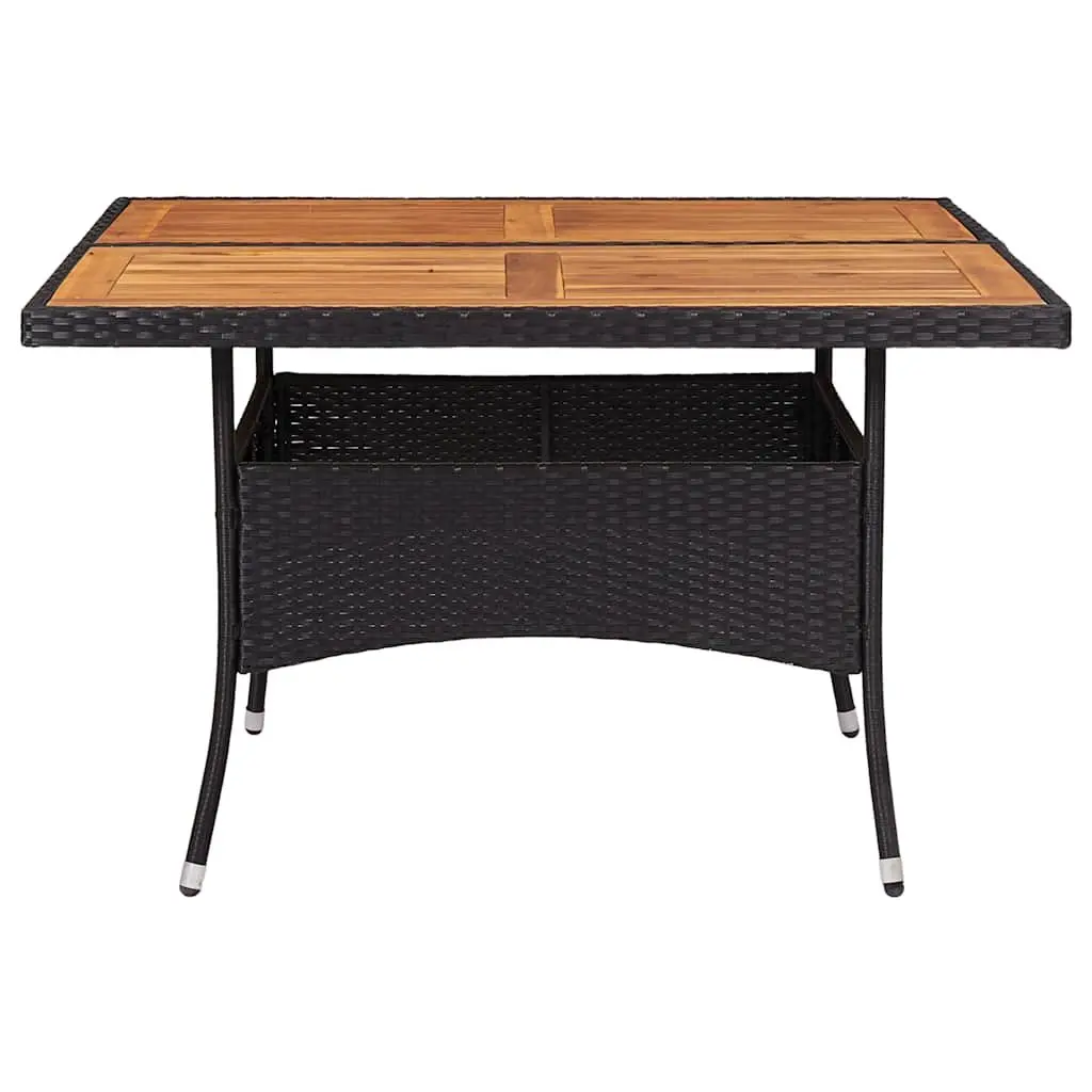 4-Seater Outdoor Dining Table with Acacia Top