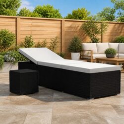 Compact and Sturdy Sun Lounger for Outdoor Fun