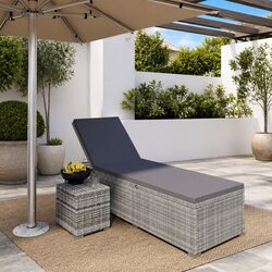 Compact and Comfortable Outdoor Lounger