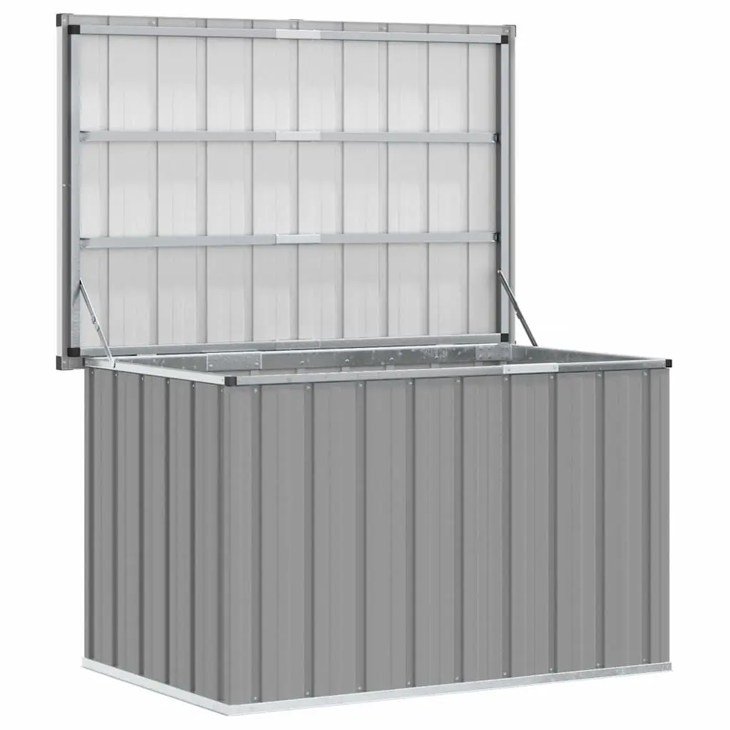 Garden Storage Box Grey Outdoor Patio Deck Cushion Chest Container Weather