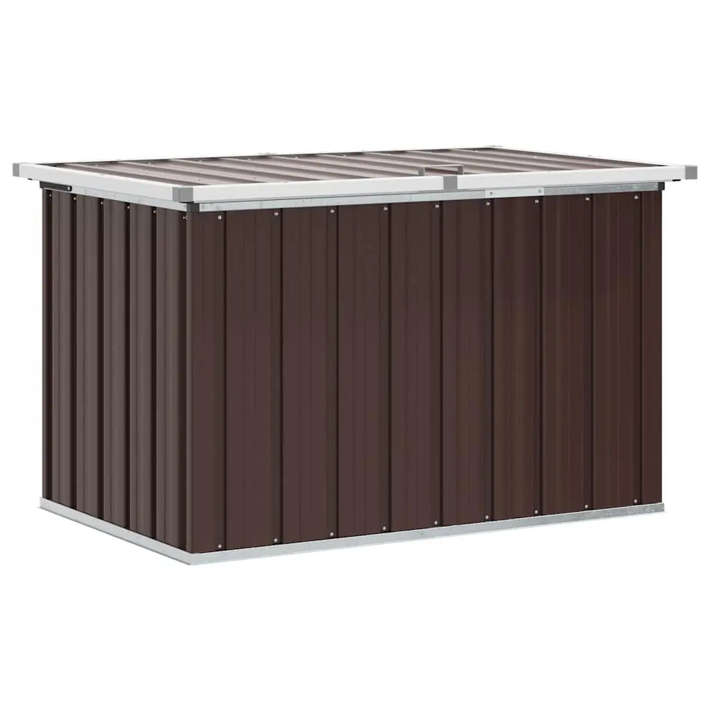 Garden Storage Box Outdoor Patio Deck Tool Equipment Container Organizer Brown