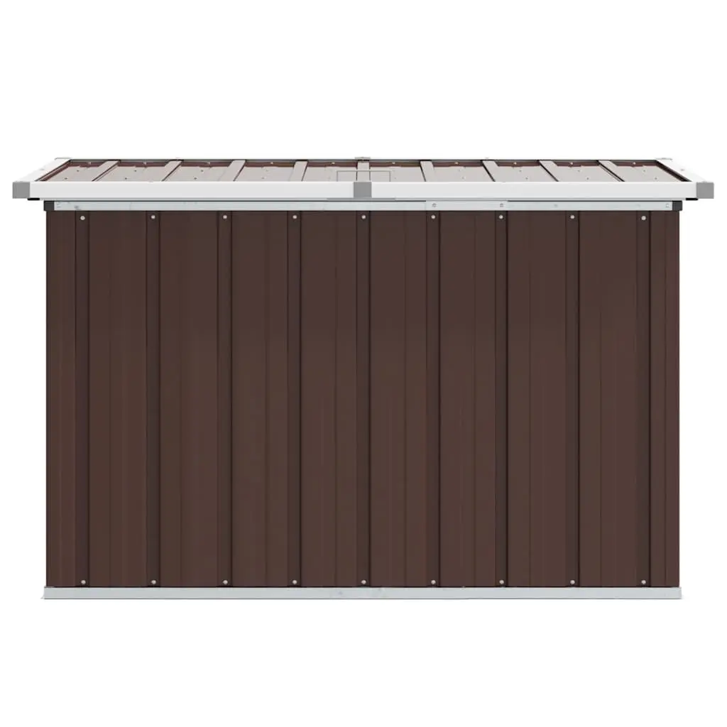 Garden Storage Box Outdoor Patio Deck Tool Equipment Container Organizer Brown