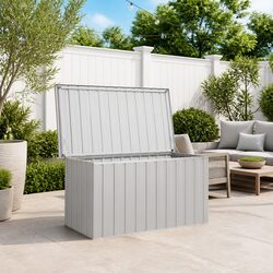Compact Grey Storage Box for Outdoor Essentials
