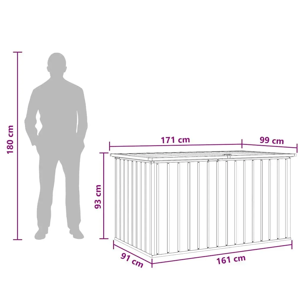 Grey Outdoor Storage Box