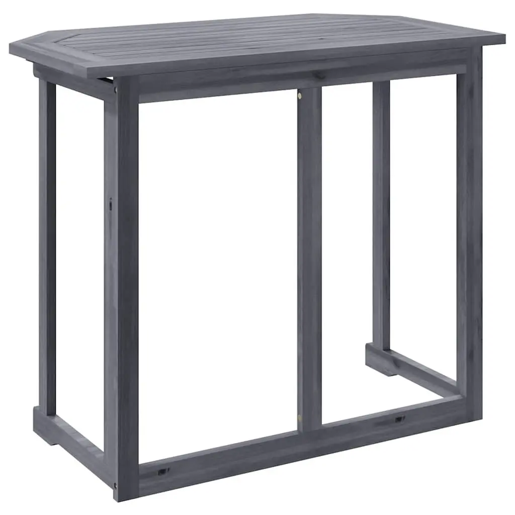 Folding Balcony Table Outdoor Wooden Coffee Worktop Space-Saving Garden