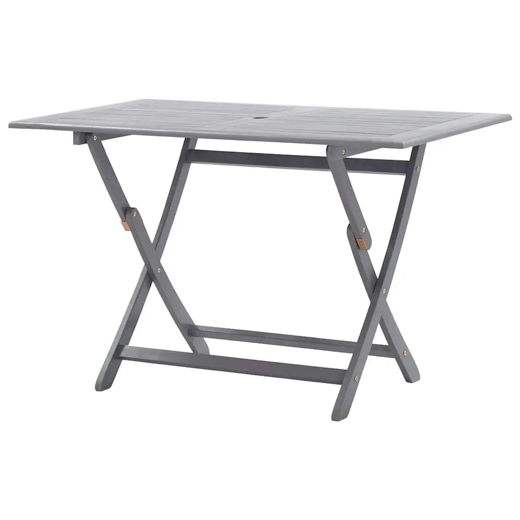 Grey Folding Outdoor Dining Table