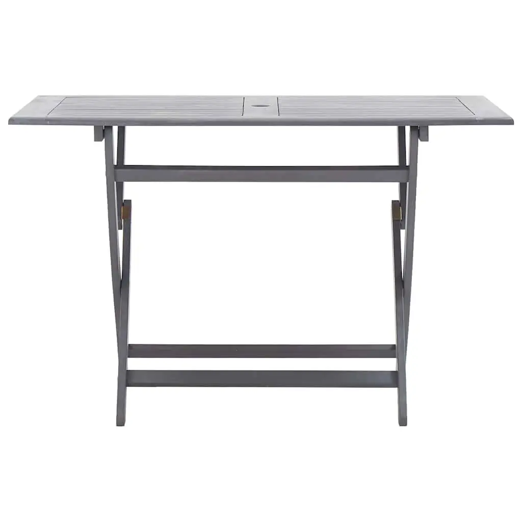 Grey Folding Outdoor Dining Table