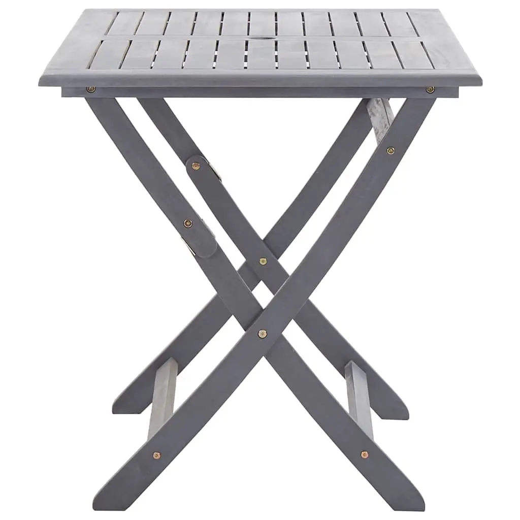 Grey Folding Outdoor Dining Table