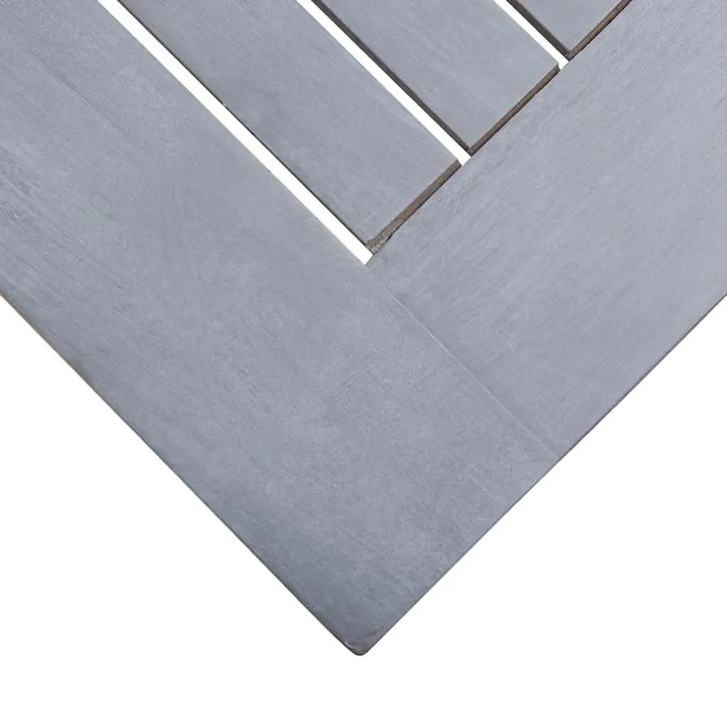 Grey Folding Outdoor Dining Table