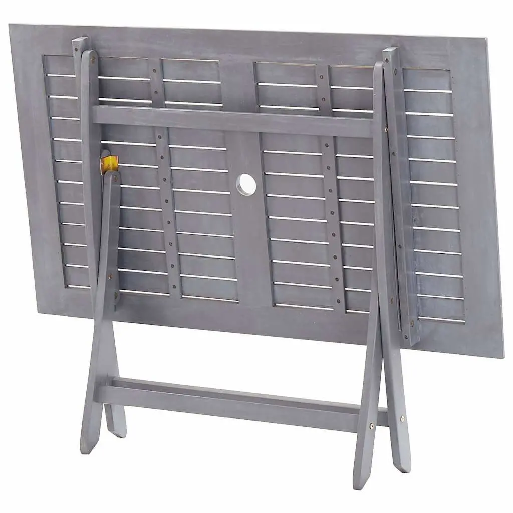 Grey Folding Outdoor Dining Table