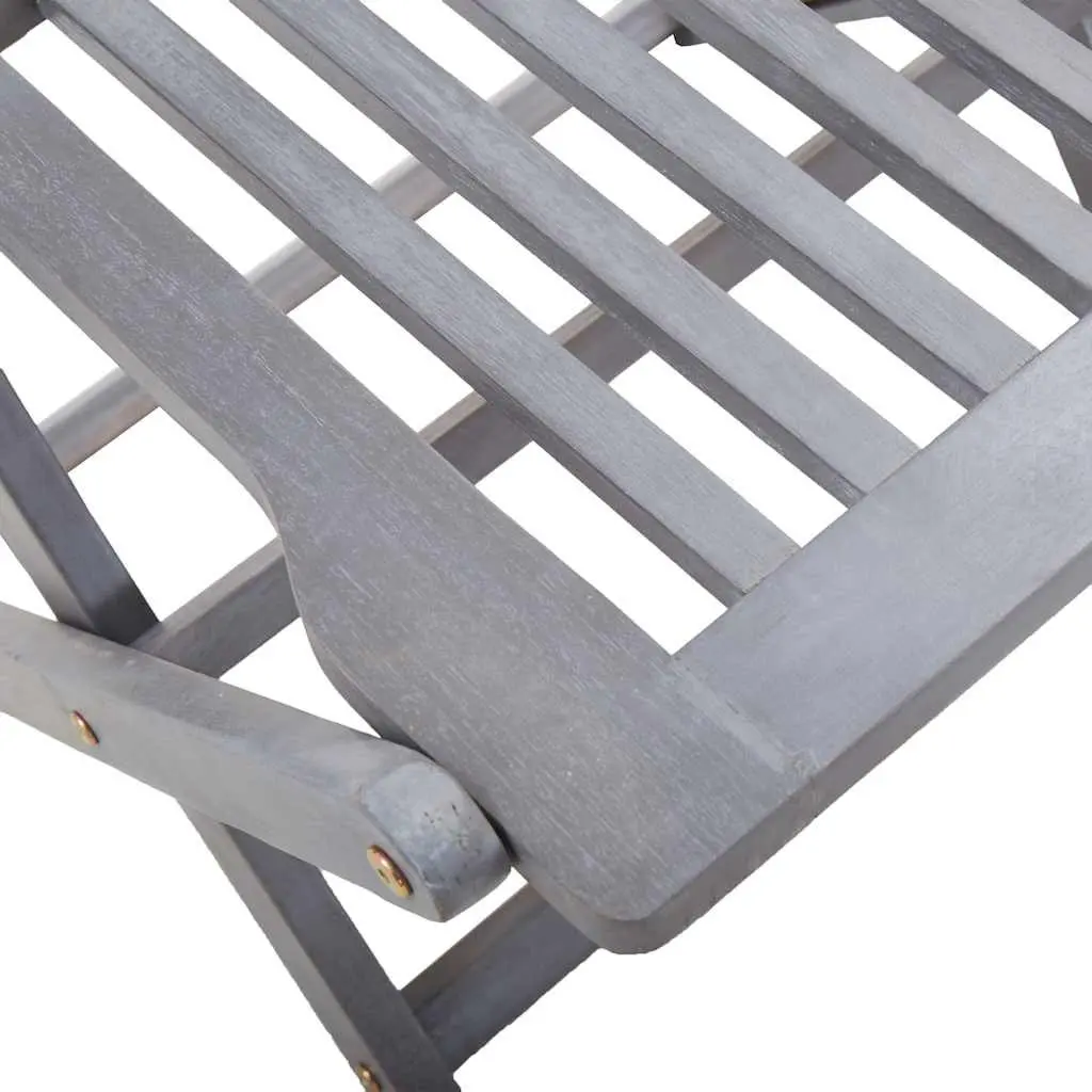 Grey Folding Outdoor Chairs