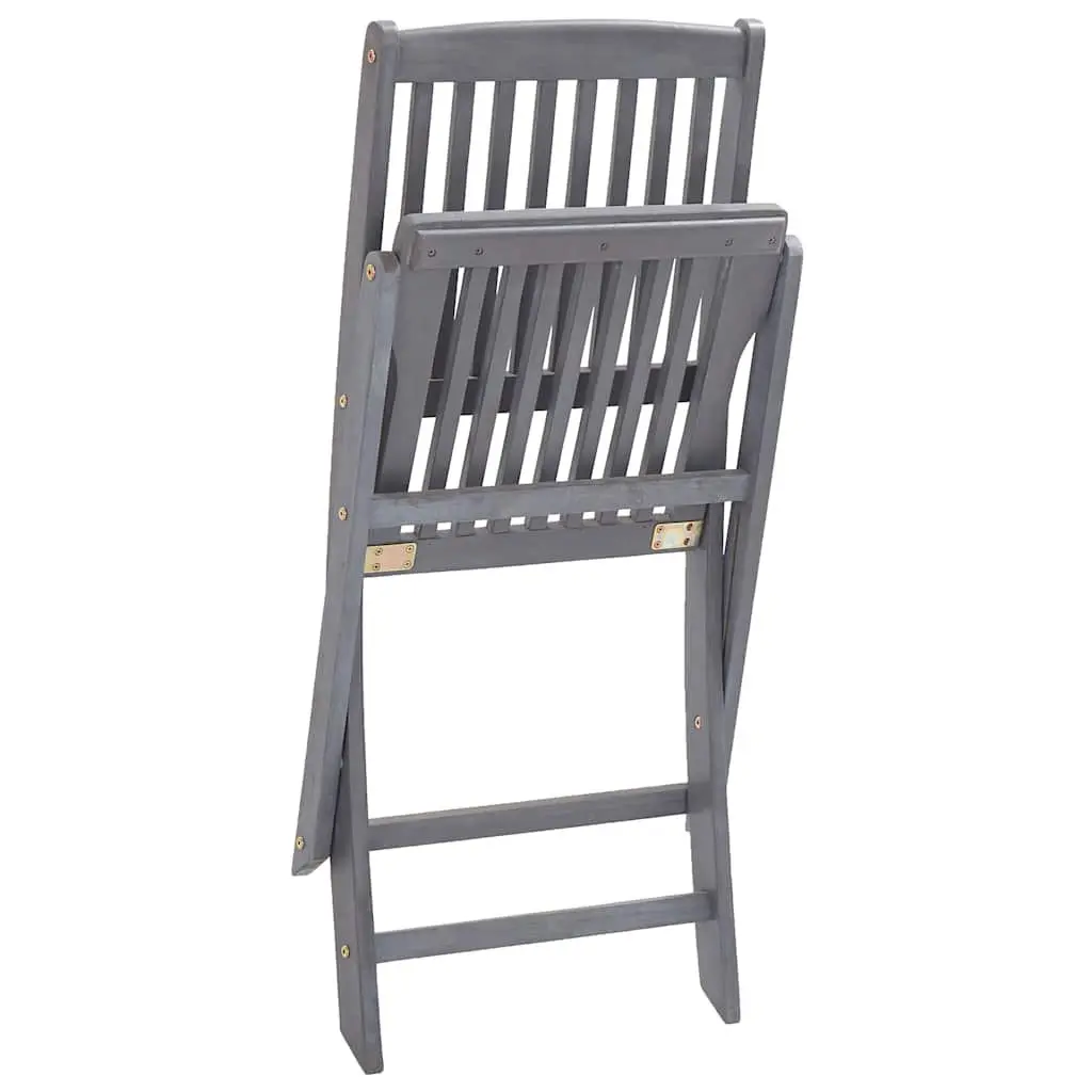 Grey Folding Outdoor Chairs
