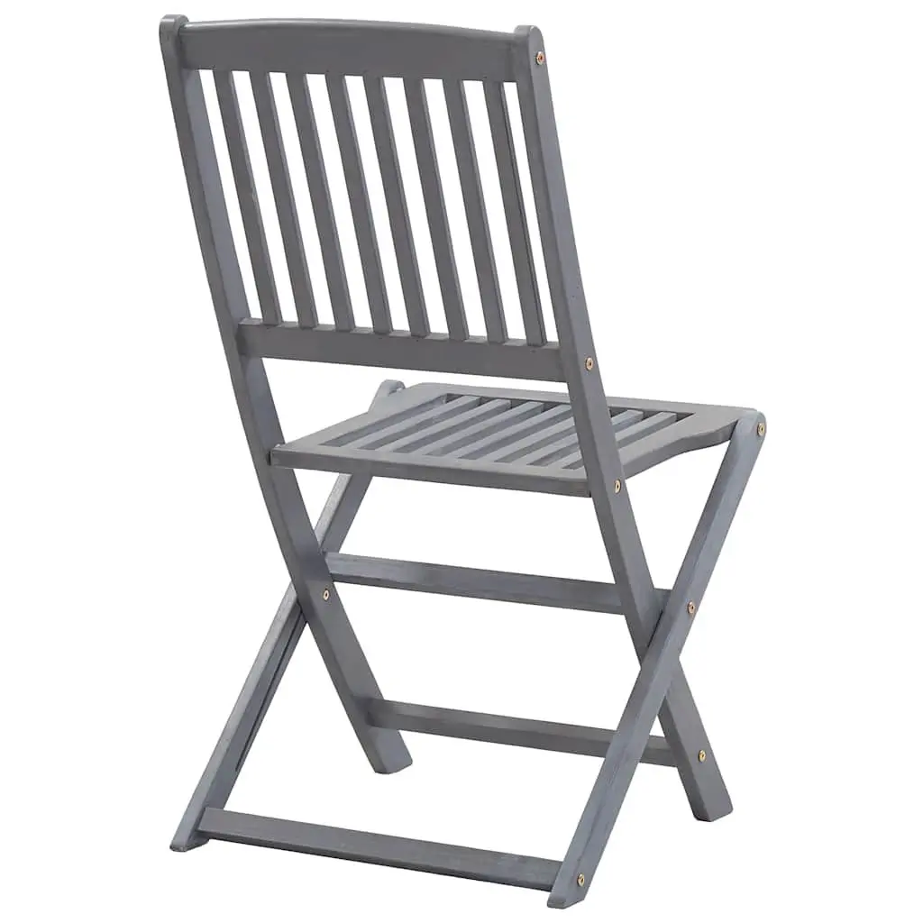 Grey Folding Outdoor Chairs