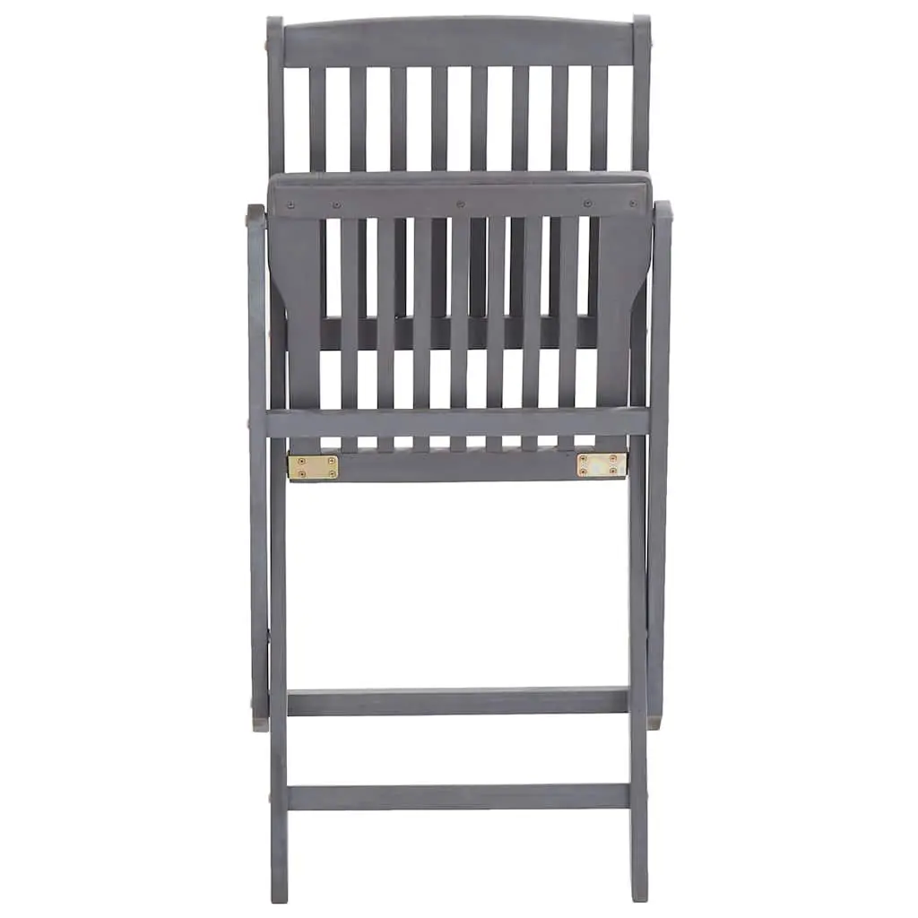 Grey Folding Outdoor Chairs