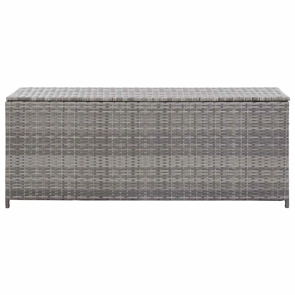Grey Garden Storage Box with Bench Capacity