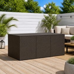 Outdoor Storage Box Brown 180x90x70cm