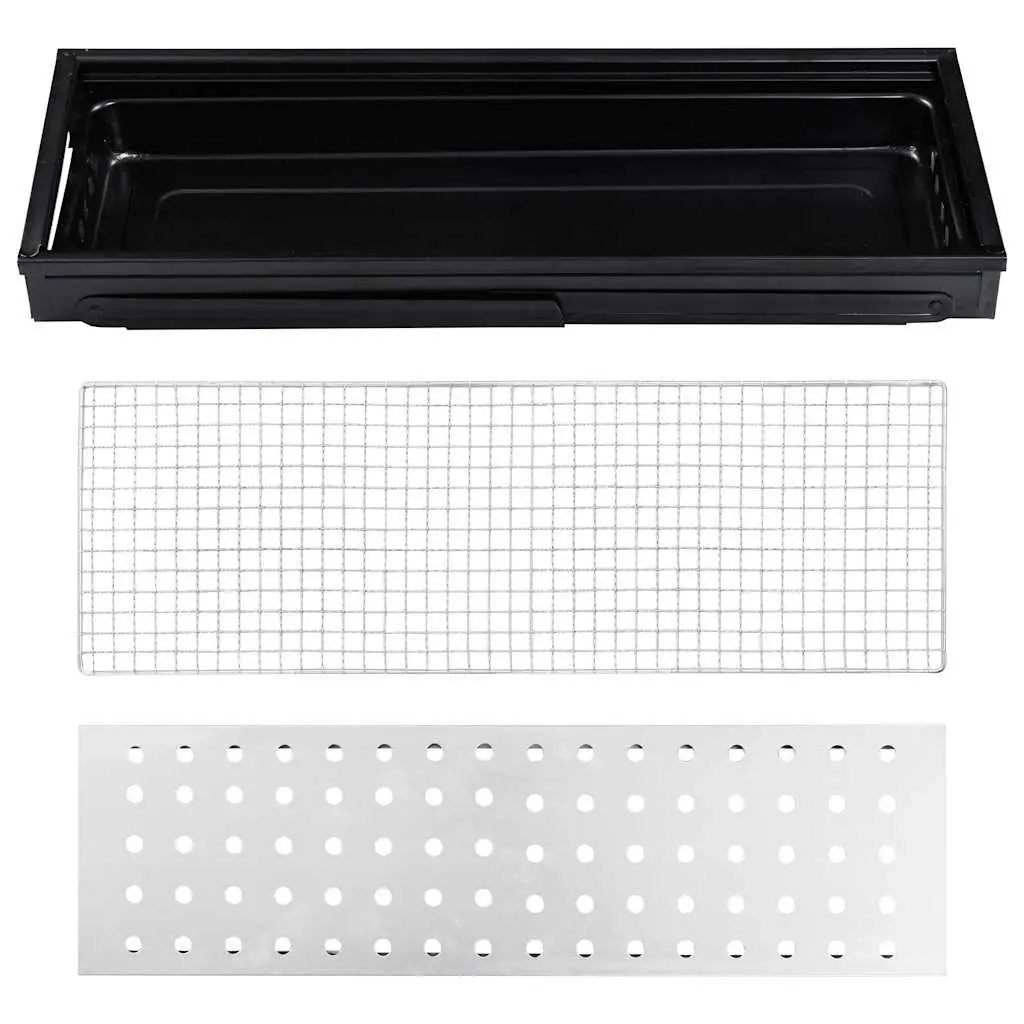 Portable Camping Charcoal BBQ Grill Folding Tabletop Outdoor Barbecue Garden