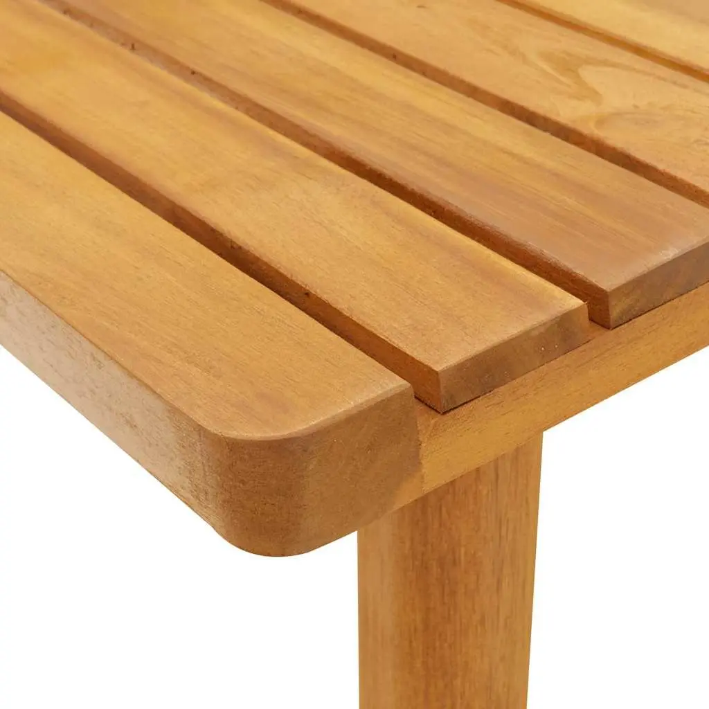 Outdoor Coffee Table 90x55x35cm Slatted Tabletop Garden Patio Furniture Brown