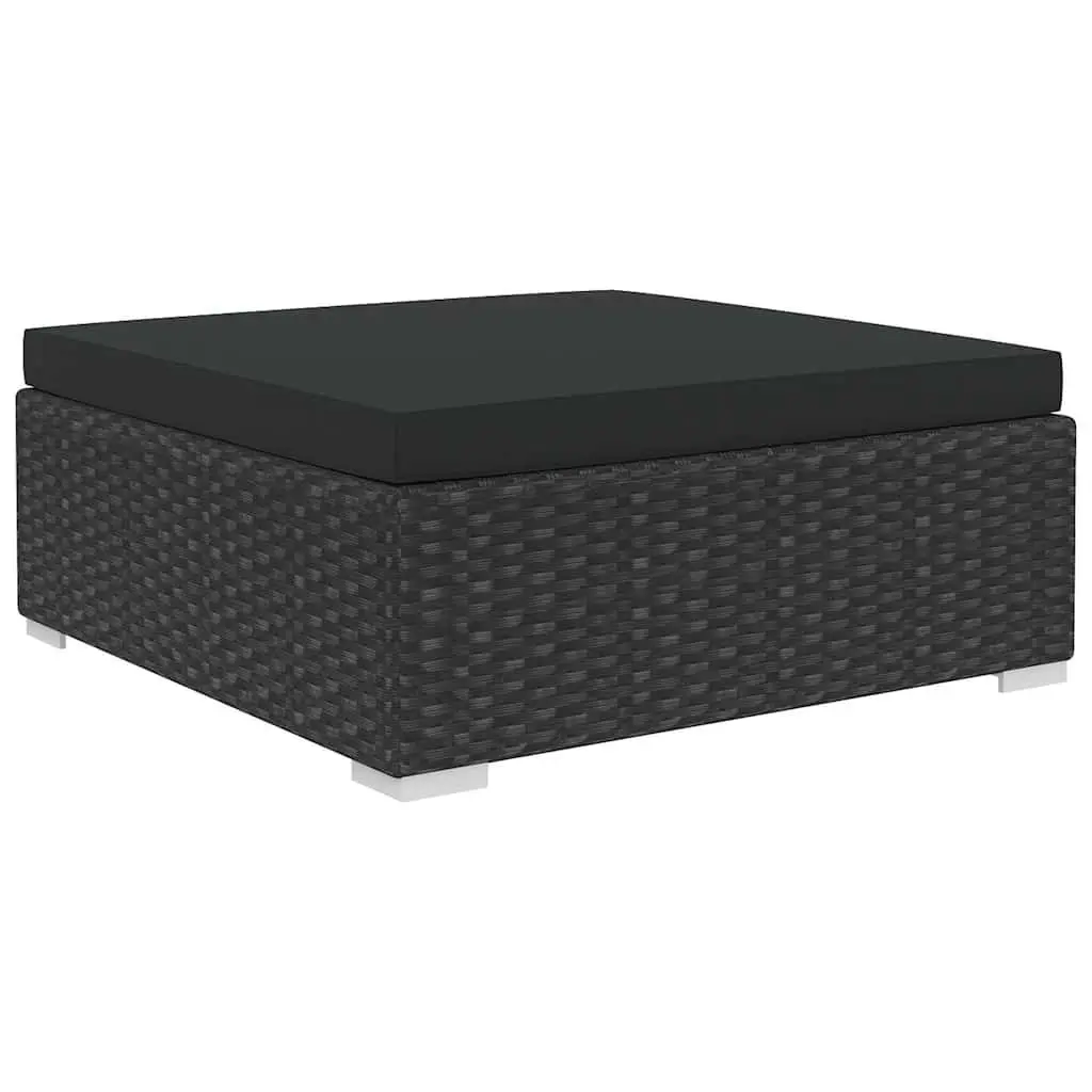 Garden Lounge Set 6 Piece Outdoor Rattan Sofa Patio Furniture with Cushions