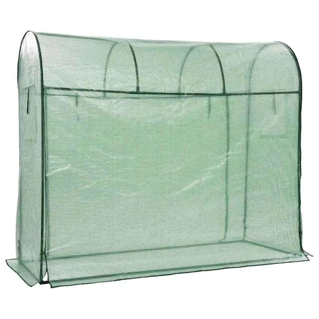 Greenhouse Green 200x80x170cm Powder-coated Steel Frame Zippered Door Gardening Shelter