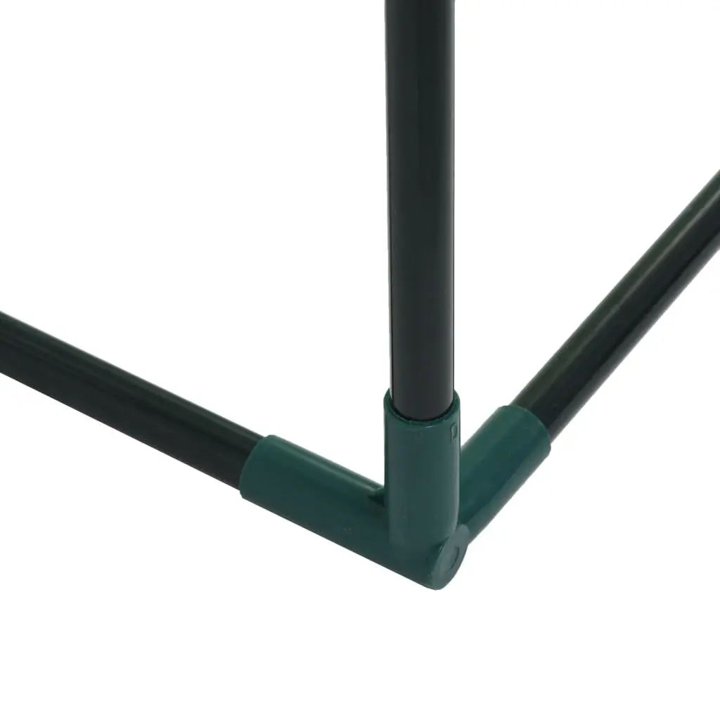 Greenhouse Green 200x80x170cm Powder-coated Steel Frame Zippered Door Gardening Shelter