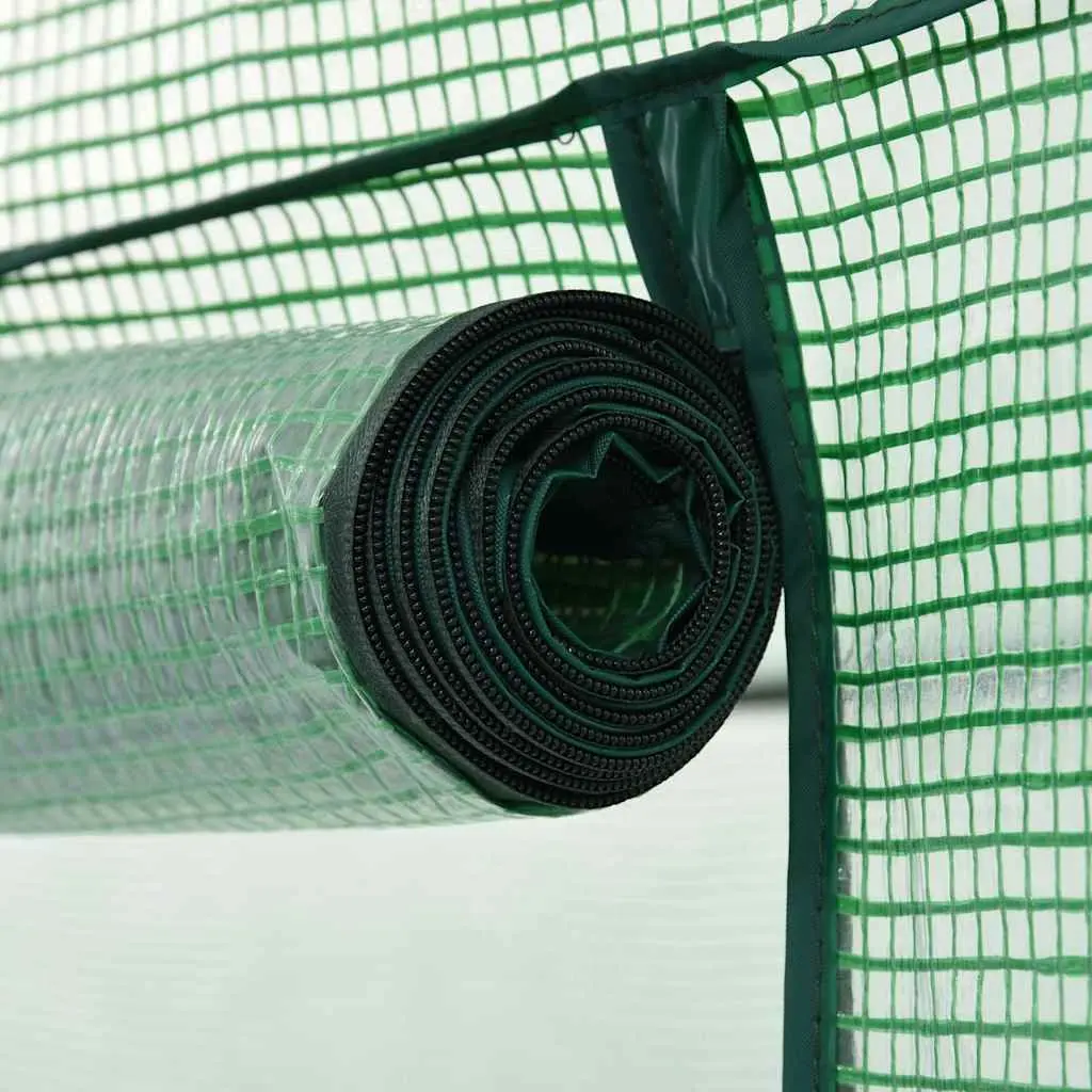 Walk-in Greenhouse Green 200x80x173cm Powder Coated Steel Frame UV Protected Portable
