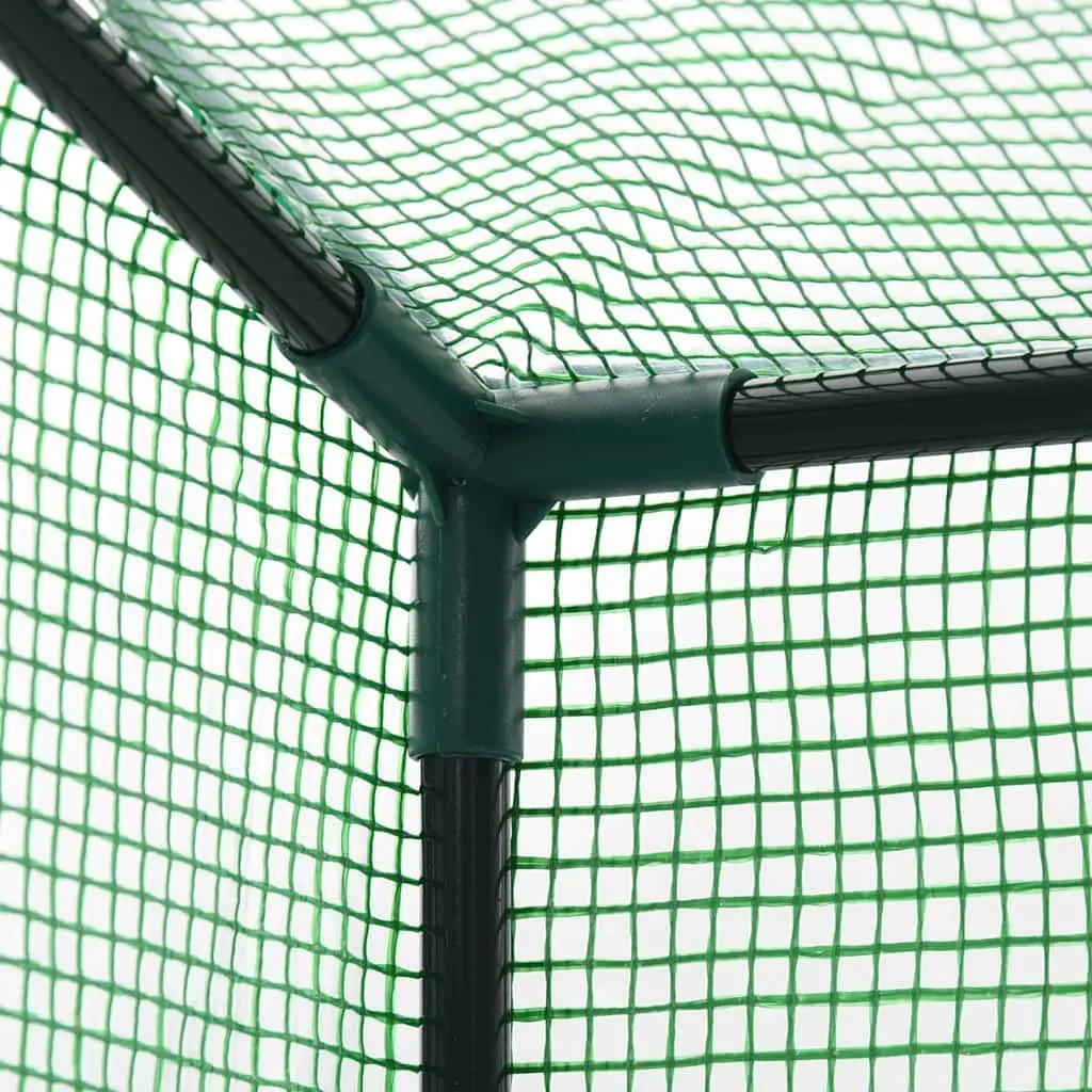 Walk-in Greenhouse Green 200x80x173cm Powder Coated Steel Frame UV Protected Portable