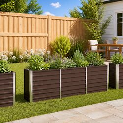Raised Garden Bed Planter Box Outdoor Vegetables Herbs Flowers Patio Balcony