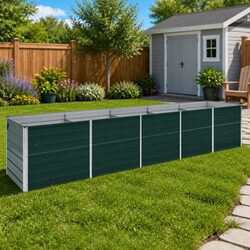 Compact and Reliable Galvanised Steel Raised Garden Bed