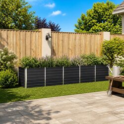 Galvanised Steel Raised Garden Bed for Outdoor Gardening