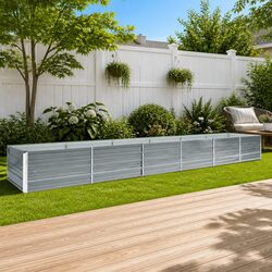 Galvanised Steel Garden Bed for Flowers and Vegetables