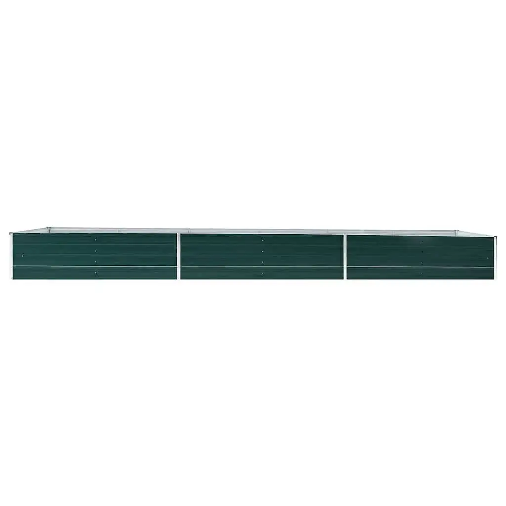 Raised Garden Bed Planter Box Green Galvanised Steel Heavy-duty Weather Resistant Outdoor Gardening